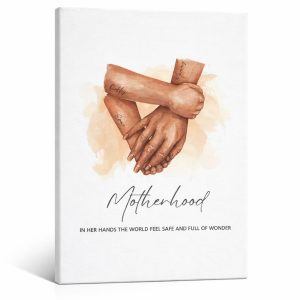 Motherhood Inspirational Canvas Print